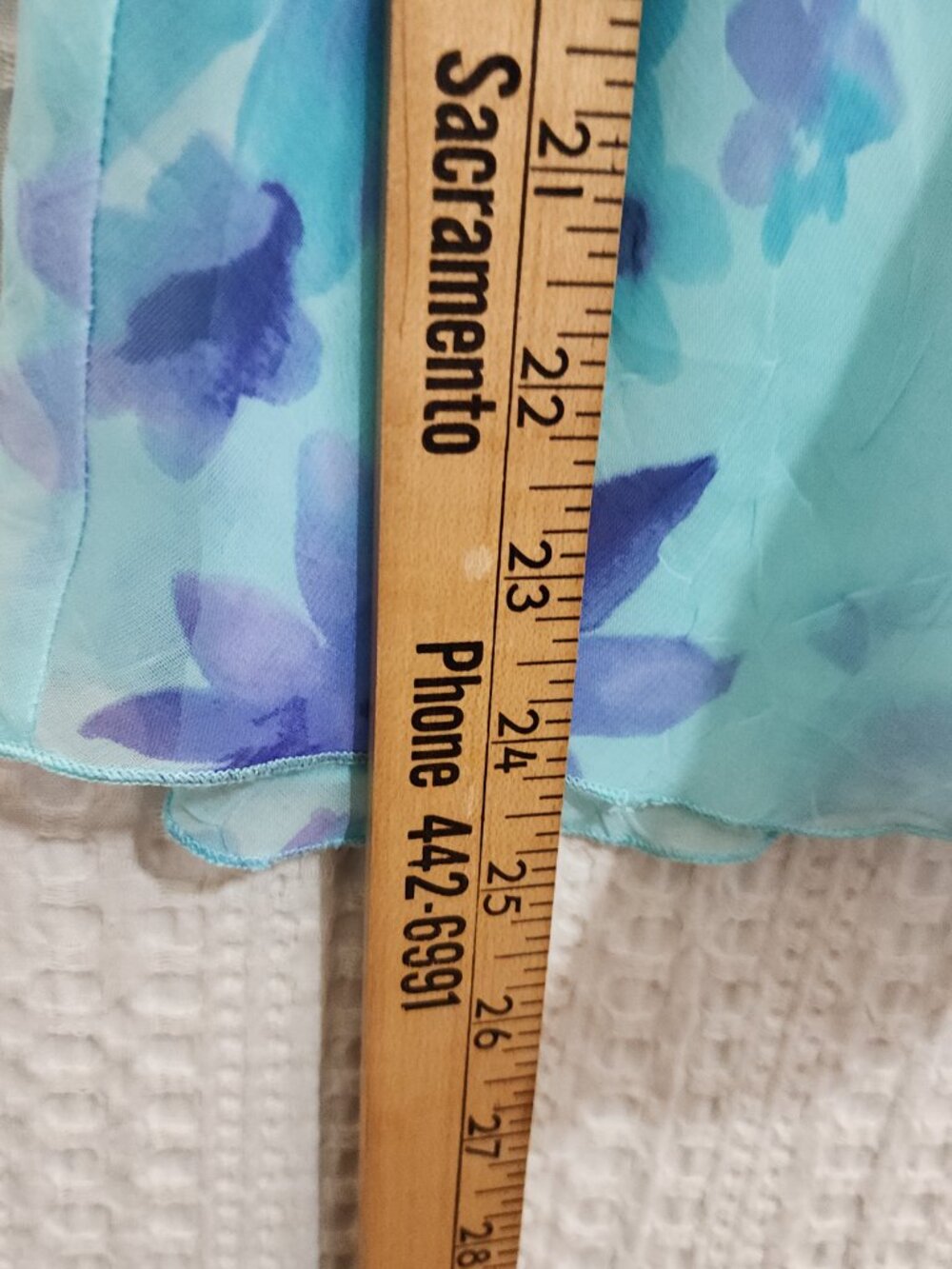 Private Luxuries Y2K Sheer Fairy Floral Lace Trim Crop Tank Aqua Blue Size Large - Picture 15 of 15